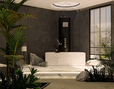Livngetc beyond the bath
