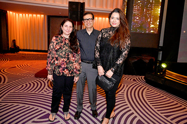 Roozmehr and Cherag Bardolivala with Varuni Mohan
