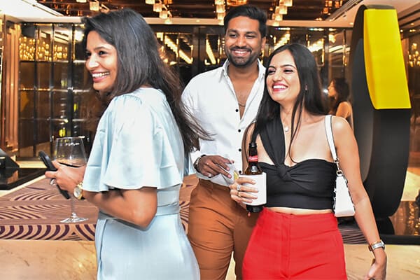 Guests enjoying & chatting