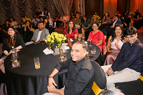 Guests enjoying the evening