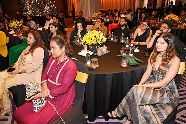 Guests remained captivated in their seats, awaiting the reveal of the evening's winners