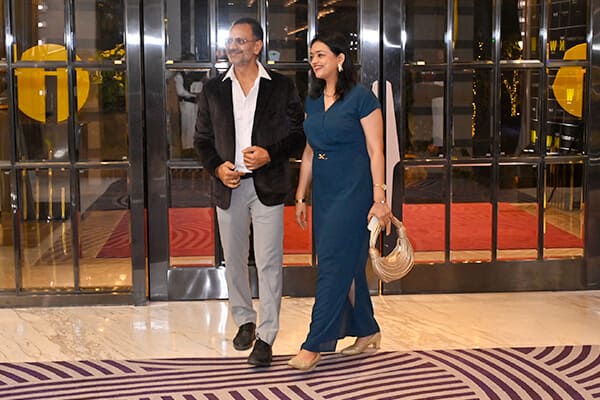 Vikram Sanghra and Suhani Lal Sanghra