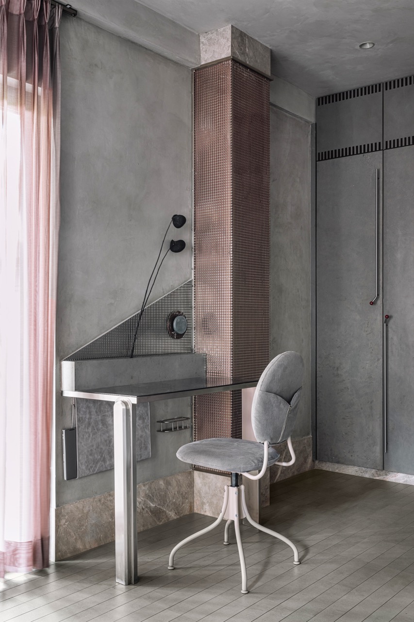 A study desk in the bedroom is as functional as it is a design element