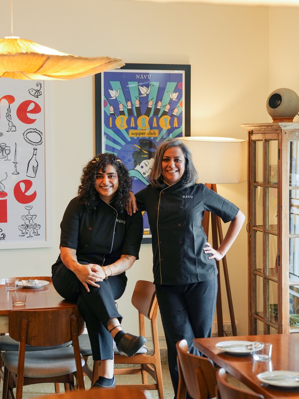 Chef–co-owners of NĀVU Pallavi Menon and Kanishka Sharma